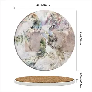 Strokes 7 Ceramic Coaster (Round)