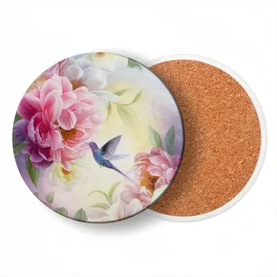 Weightlessness Ceramic Coaster (Round)