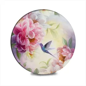 Weightlessness Ceramic Coaster (Round)