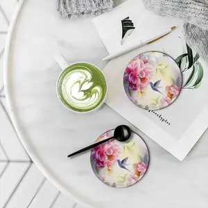 Weightlessness Ceramic Coaster (Round)