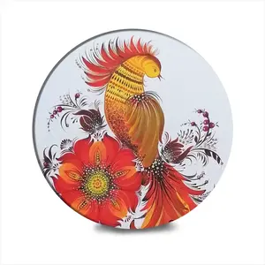 Firebird Ceramic Coaster (Round)