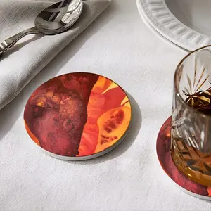 Mimosa Ceramic Coaster (Round)