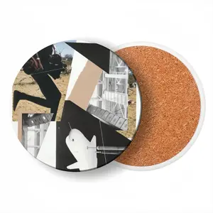 The Road To Space Ceramic Coaster (Round)