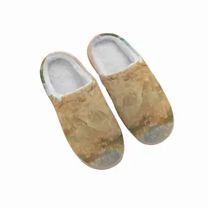 Men Gold Station Winter Cotton Slippers