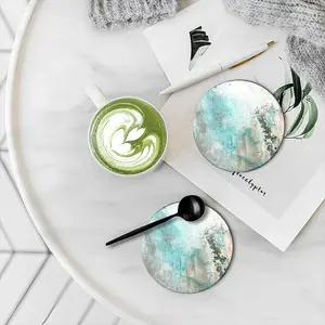 Infinity Of Bliss Ceramic Coaster (Round)