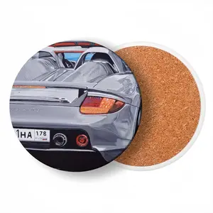 Carrera Gt Ceramic Coaster (Round)