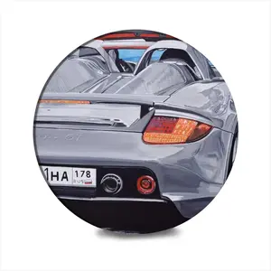 Carrera Gt Ceramic Coaster (Round)