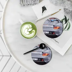 Carrera Gt Ceramic Coaster (Round)