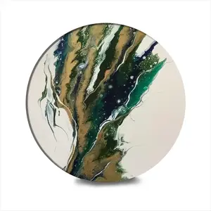 Broken Wing Ceramic Coaster (Round)