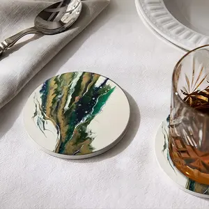 Broken Wing Ceramic Coaster (Round)