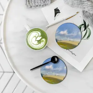 A Moment To Reflect Ceramic Coaster (Round)