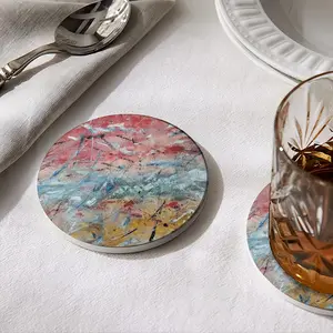 The End Ceramic Coaster (Round)