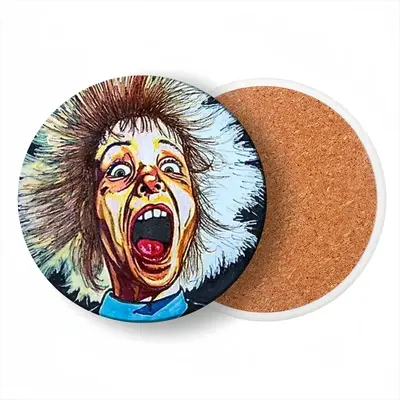 Scream Ceramic Coaster (Round)