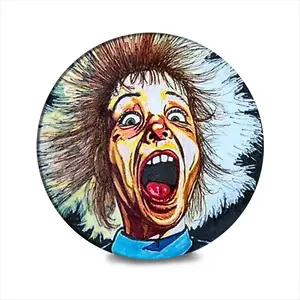 Scream Ceramic Coaster (Round)