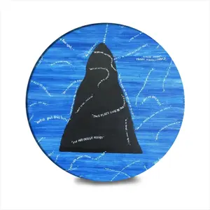 Infernal Journey Ceramic Coaster (Round)