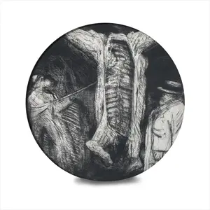 Smithfield Market Ceramic Coaster (Round)