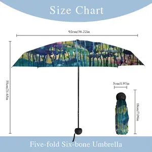 Under The Sea Manual Umbrella (Mini)