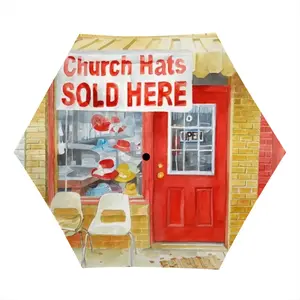 Church Hats Sold Here Manual Umbrella (Mini)