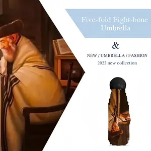 Shabes In Shtetl Manual Umbrella (Mini)