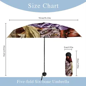 The Nubian Bride 6 Manual Umbrella (Mini)