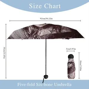 Portrait Of Gong Li Manual Umbrella (Mini)