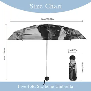 Black Fathers Matter Manual Umbrella (Mini)