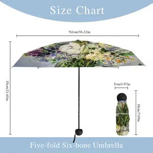 Summer Flowers Manual Umbrella (Mini)