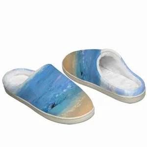 Men At The Beach Winter Cotton Slippers