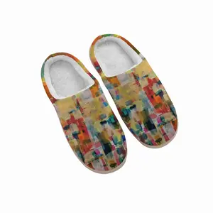 Men Greenery Winter Cotton Slippers