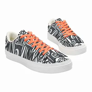 Men Webs Low Top Canvas Shoes