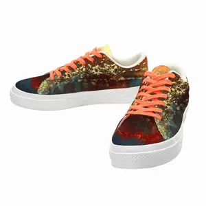 Men Overblue Low Top Canvas Shoes