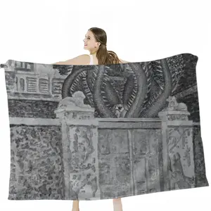 The Gatekeeper Flannel Blanket (Multi-Size, Horizontal)