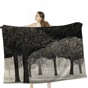 The Park Flannel Blanket (Multi-Size, Horizontal)