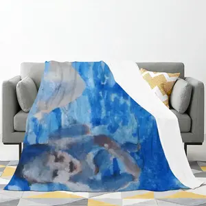 Swim Flannel Blanket (Multi-Size, Horizontal)