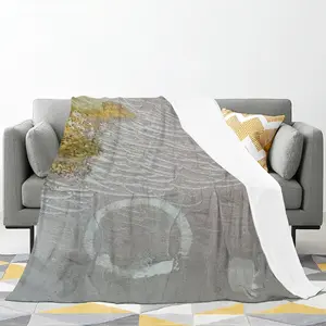 Rainy Day Flannel Blanket (Multi-Size, Horizontal)