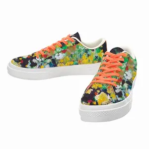 Men Wish You Flowers Nr N Low Top Canvas Shoes