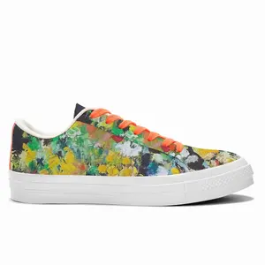 Men Wish You Flowers Nr N Low Top Canvas Shoes