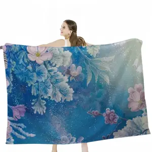 In The Magic Forest Flannel Blanket (Multi-Size, Horizontal)