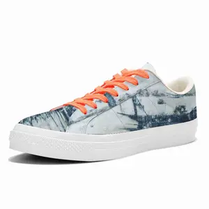 Men Morning Fish Low Top Canvas Shoes