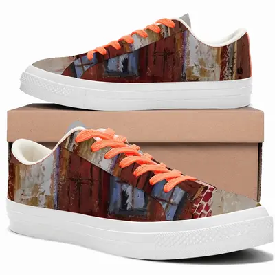 Men Old Cottage Low Top Canvas Shoes