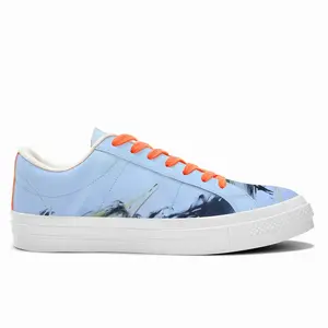 Men Sea Low Top Canvas Shoes