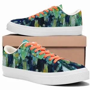 Men As The Wind Blows Low Top Canvas Shoes