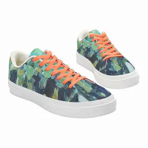 Men As The Wind Blows Low Top Canvas Shoes