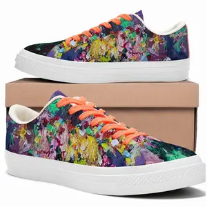 Men Wish You Flowers Nr C Low Top Canvas Shoes