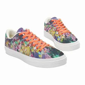 Men Wish You Flowers Nr C Low Top Canvas Shoes