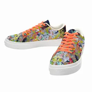 Men Wish You Flowers Nr X Low Top Canvas Shoes