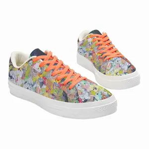 Men Wish You Flowers Nr X Low Top Canvas Shoes