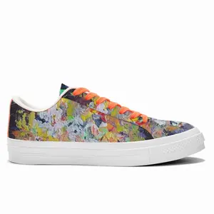 Men Wish You Flowers Nr X Low Top Canvas Shoes