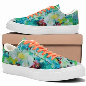 Men Just Give Me The Good News Low Top Canvas Shoes