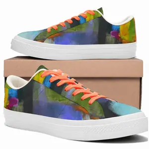 Men From My Window Low Top Canvas Shoes